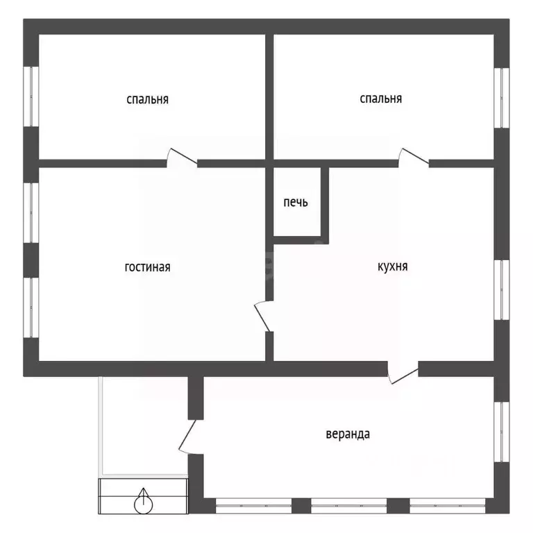 Дом в Крым, Судак муниципальный округ, с. Переваловка ул. Ленина (46 ... - Фото 2