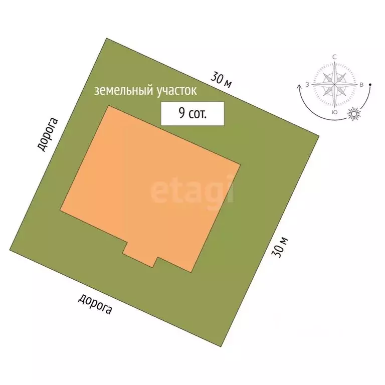 Дом в Мордовия, Лямбирский район, Берсеневское с/пос, пос. Чекаевский ... - Фото 2