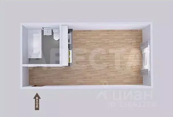 Комната Омская область, Омск ул. Суровцева, 104 (14.0 м) - Фото 1