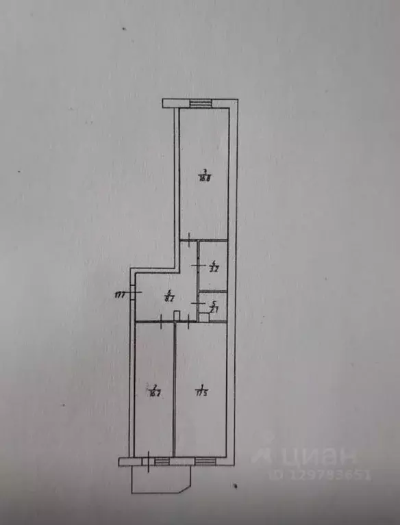2-к кв. Свердловская область, Каменск-Уральский Комсомольский бул., 32 ... - Фото 2