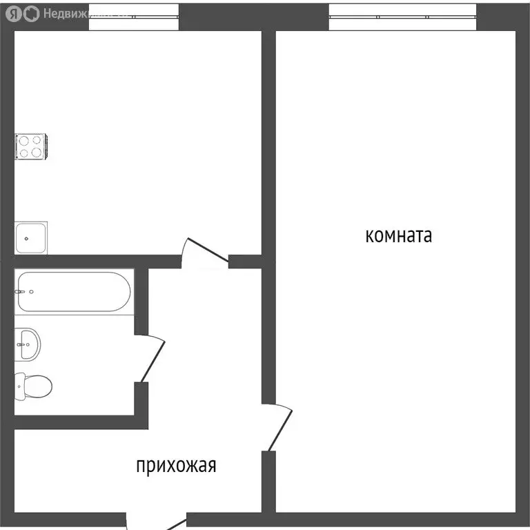 1-комнатная квартира: Улан-Удэ, микрорайон Заречный, улица Мерецкова, ... - Фото 1