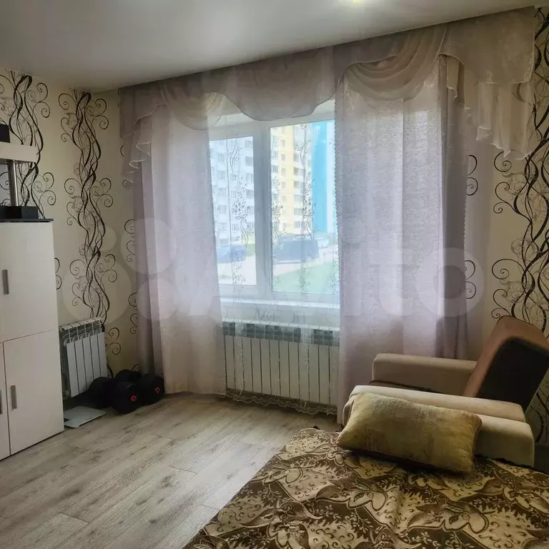 1-к. квартира, 36 м, 1/10 эт. - Фото 1