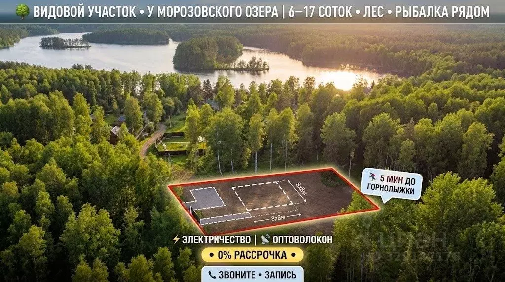 Участок в Ленинградская область, Приозерский район, Мичуринское с/пос, ... - Фото 1