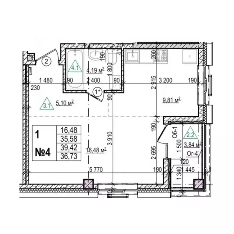 1-к кв. Приморский край, Уссурийск Семь Ветров мкр, Уссури Парк жилой ... - Фото 1