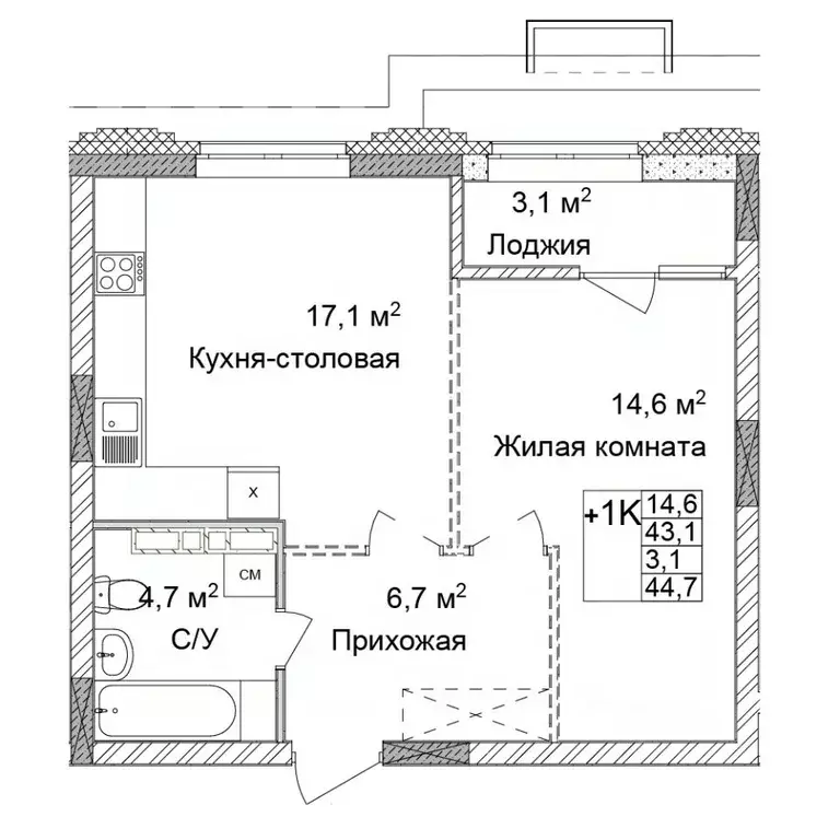 1-к кв. Нижегородская область, Нижний Новгород Дельвиг жилой комплекс ... - Фото 0