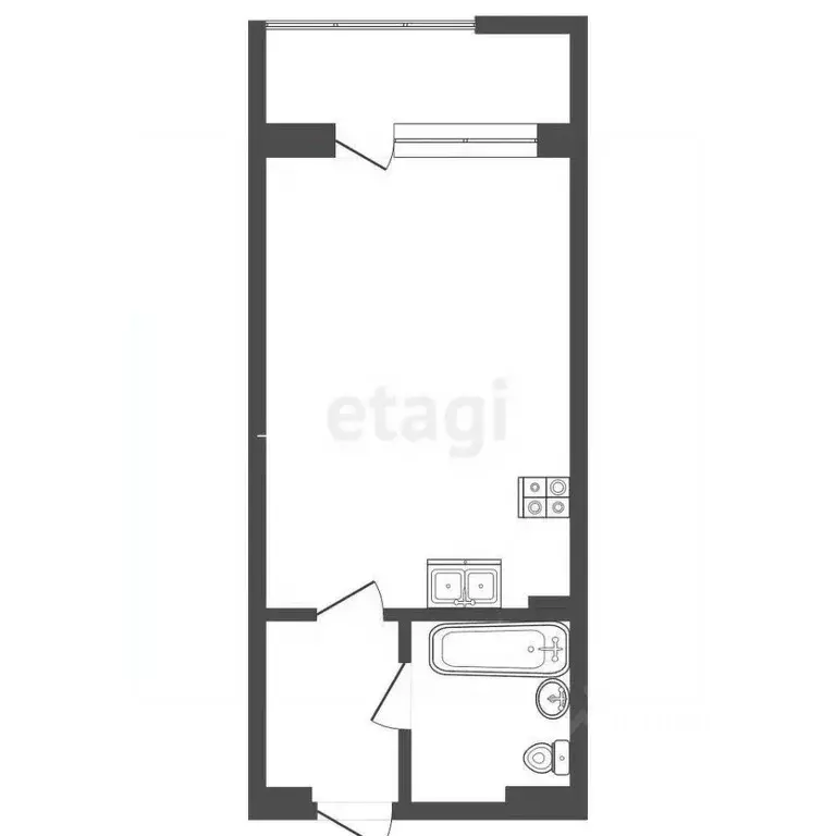 Студия Крым, Судак ул. Набережная, 75 (45.2 м) - Фото 2