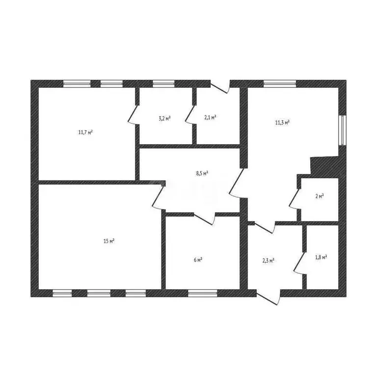 Дом в Валуйки, улица Титова (63.9 м) - Фото 1