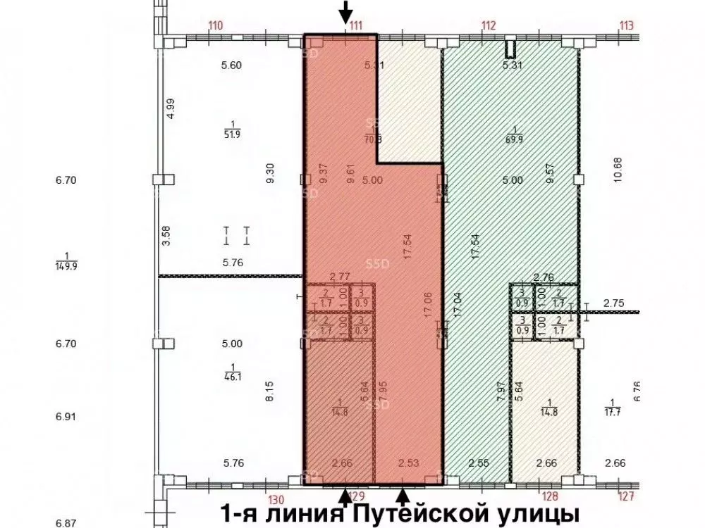 Помещение свободного назначения в Москва Пяловская ул., 1 (85 м) - Фото 2