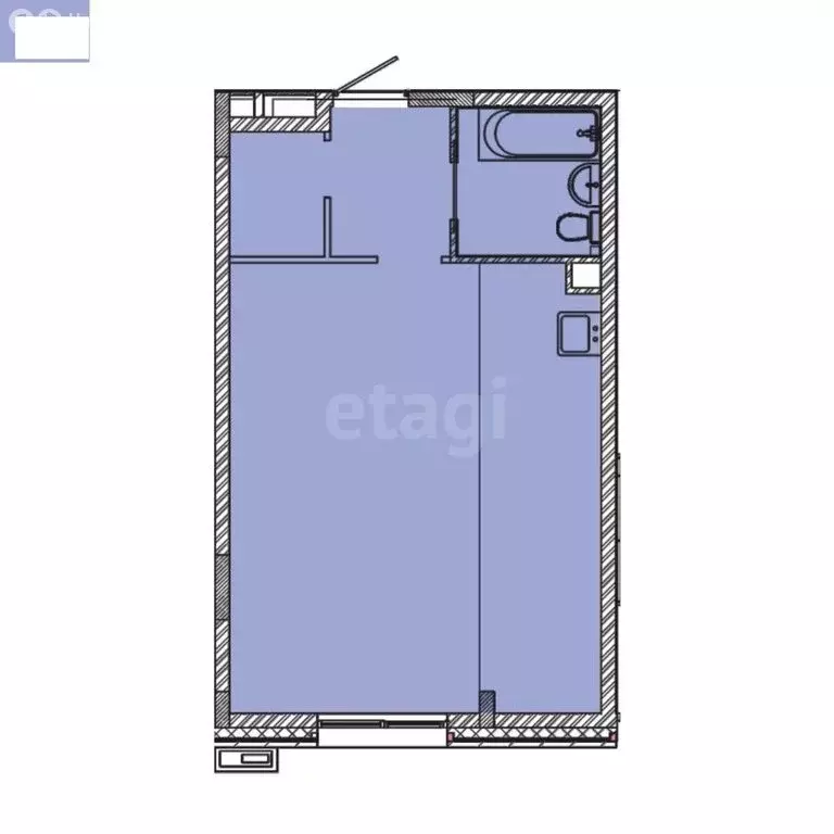 2-комнатная квартира: Казань, улица Генерала Ерина, 13к2 (45.6 м) - Фото 1