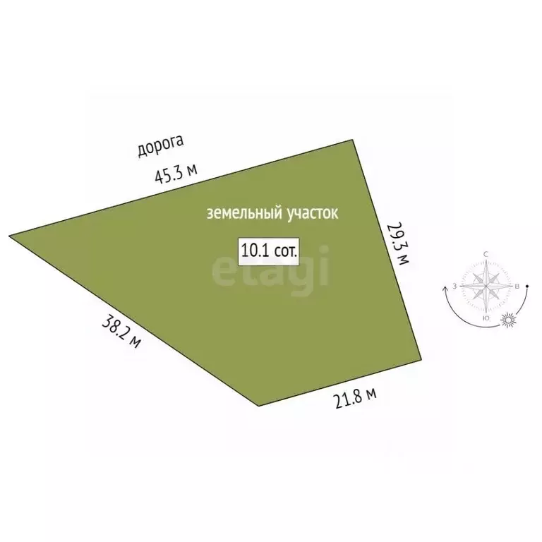 Участок в Ростовская область, Азовский район, Елизаветинское с/пос, ... - Фото 2