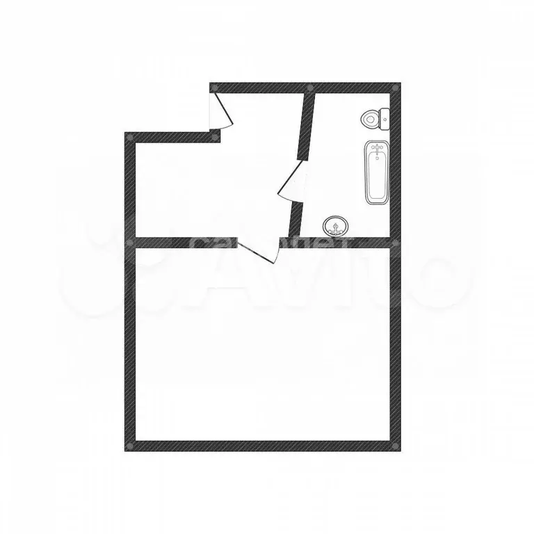 1-к. квартира, 18,5 м, 5/5 эт. - Фото 0