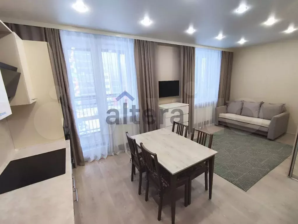 Квартира-студия, 35,7 м, 4/19 эт. - Фото 1