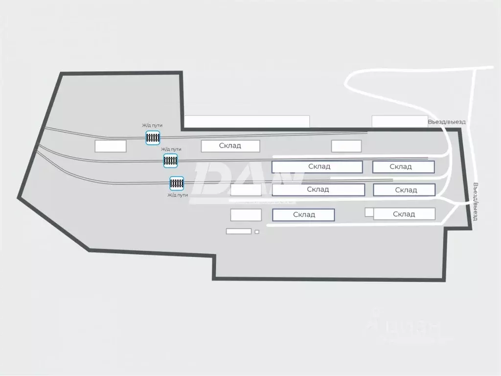 Склад в Челябинская область, пос. Бреды ул. Элеваторная, 1 (11146 м) - Фото 1