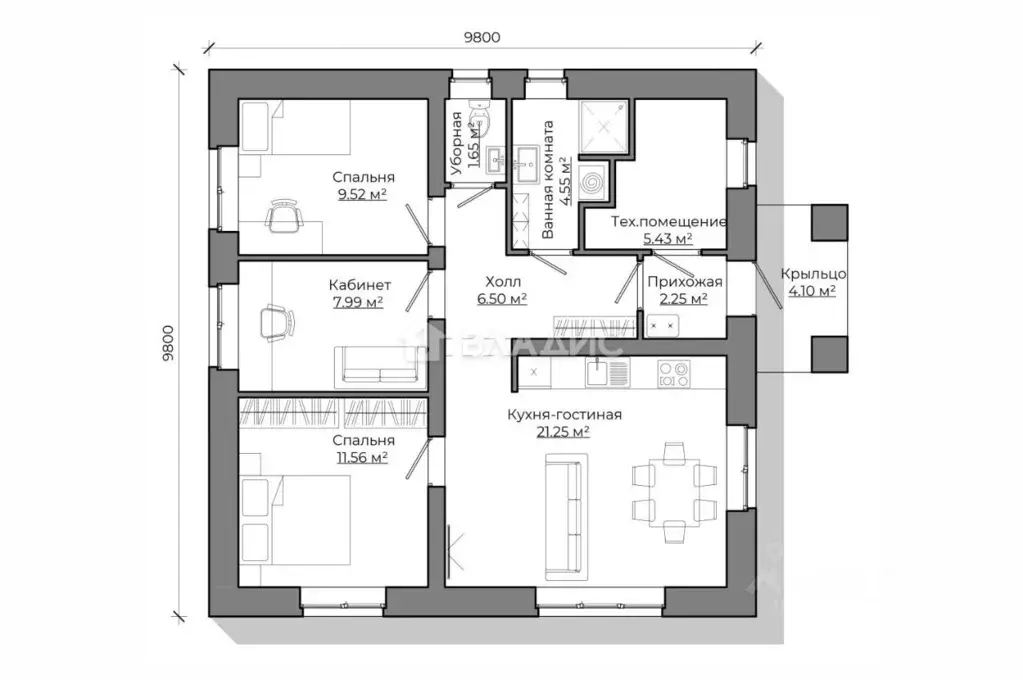 Дом в Владимирская область, Суздальский район, Селецкое муниципальное ... - Фото 1