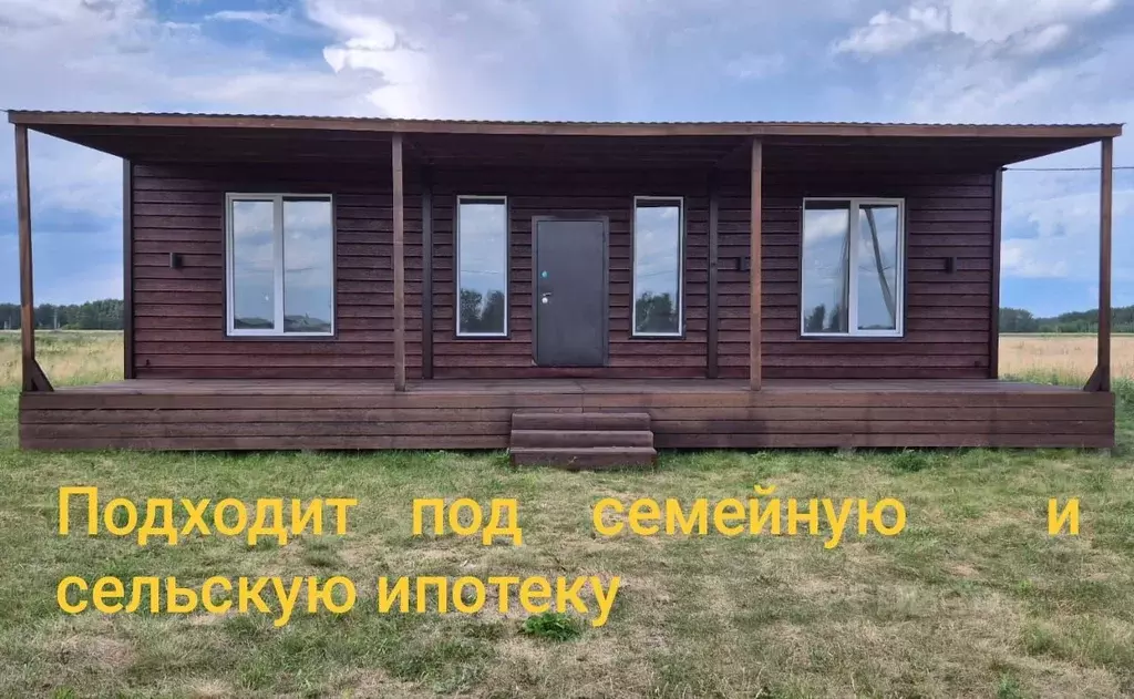 Дом в Омская область, Омский район, Богословское с/пос, с. Ульяновка  ... - Фото 1