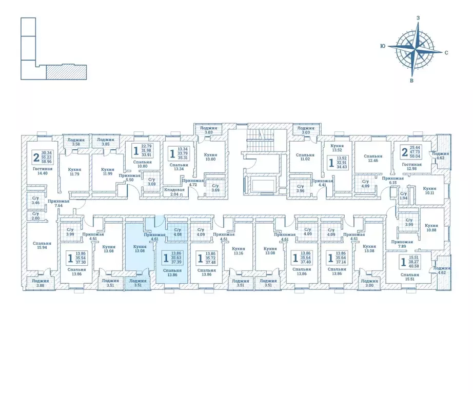 1-к кв. Московская область, Щелково городской округ, Монино пгт ул. ... - Фото 2