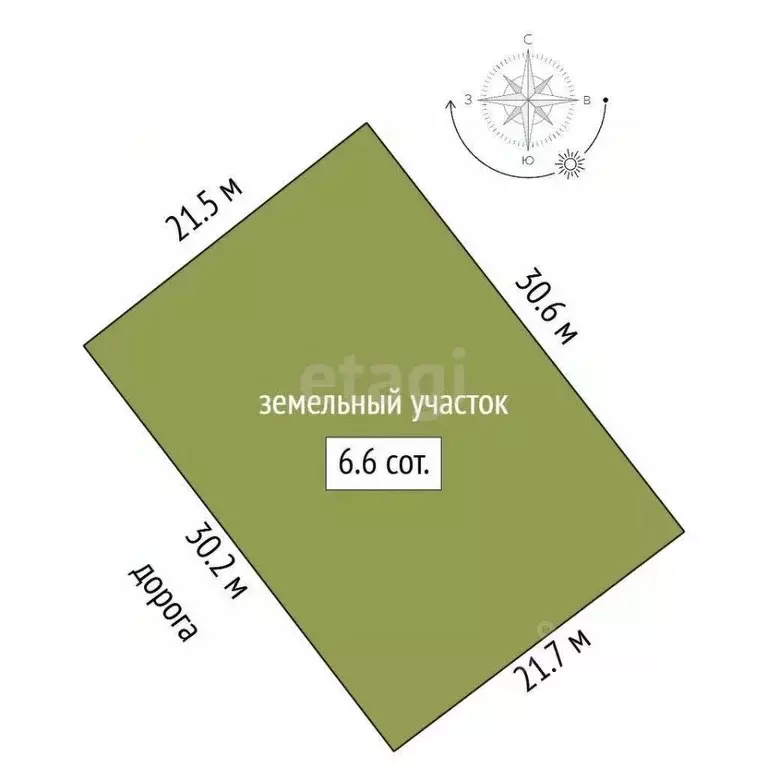 Участок в Ростовская область, Аксайский район, Старочеркасская ст-ца ... - Фото 2