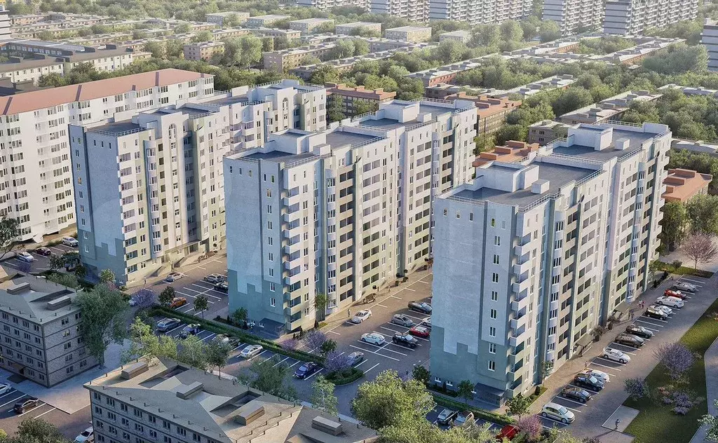 1-к. квартира, 36,3 м, 2/9 эт. - Фото 0