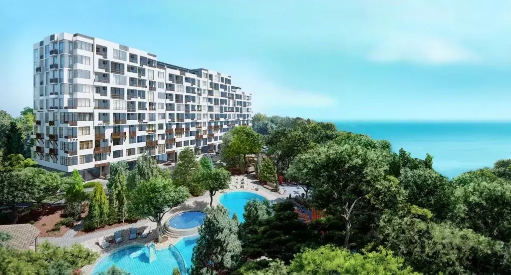 2-к кв. Крым, Алушта городской округ, пос. Семидворье  (43.98 м) - Фото 1