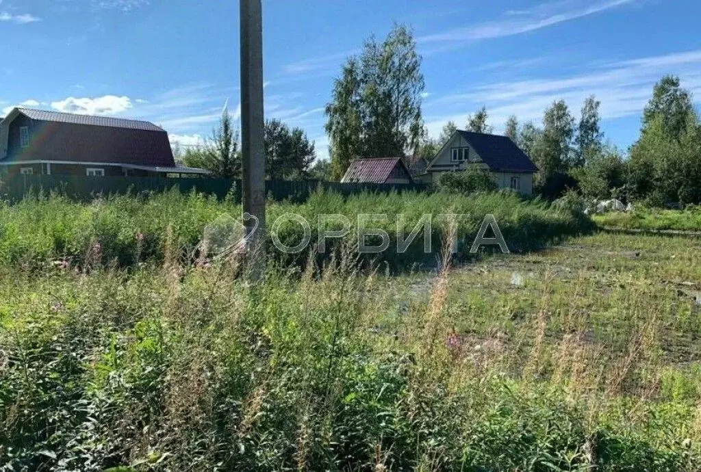 Участок в Тюменская область, Тюменский район, д. Ушакова, Молодежный ... - Фото 1