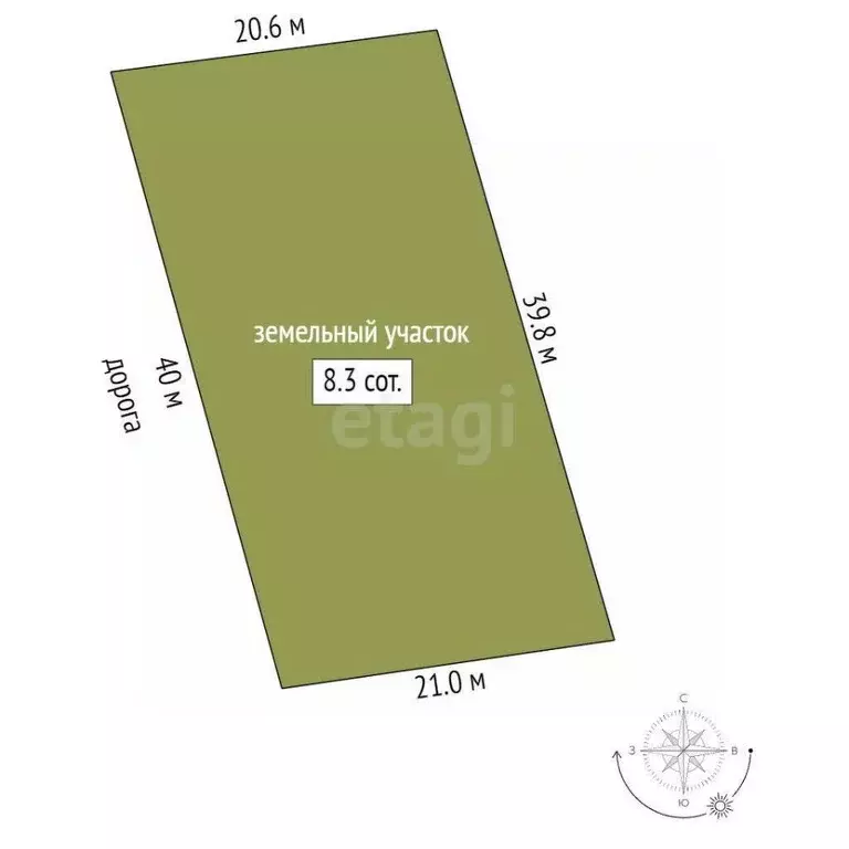 Участок в Ростовская область, Родионово-Несветайская сл.  (8.3 сот.) - Фото 2