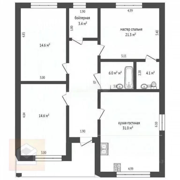 Дом в Севастополь Ригель садовое товарищество,  (120 м) - Фото 2