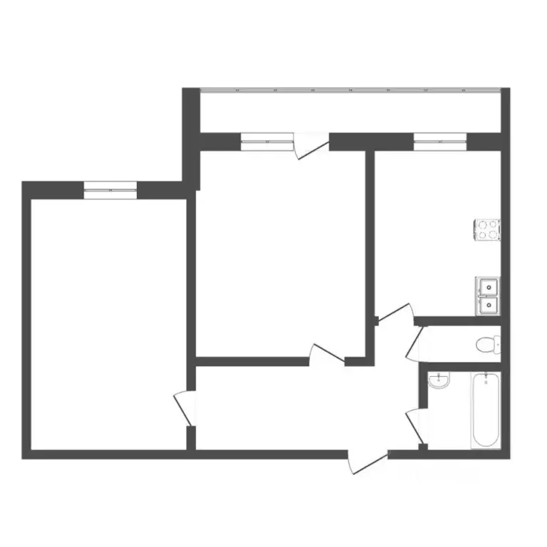 2-к кв. Тюменская область, Тюмень ул. Беляева, 17А (46.9 м) - Фото 1