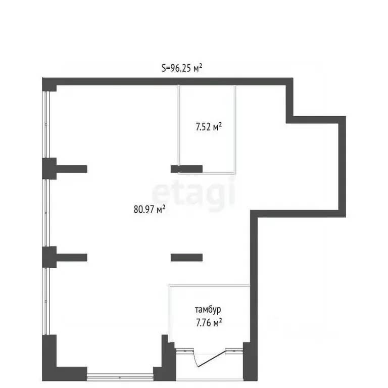 Помещение свободного назначения в Тюменская область, Тюмень Мысовская ... - Фото 1