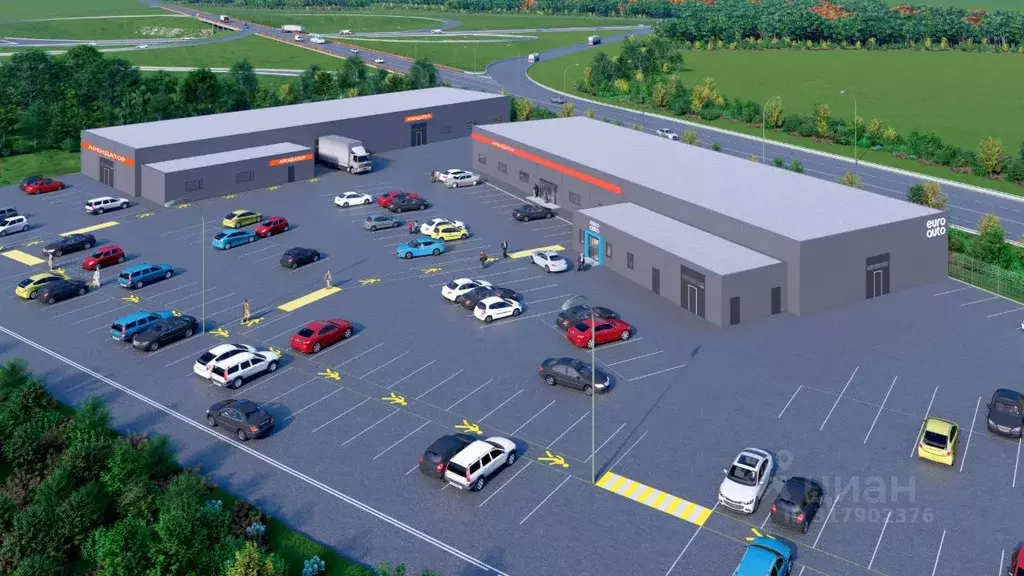 Склад в Ленинградская область, Всеволожский район, Агалатовское с/пос  ... - Фото 1