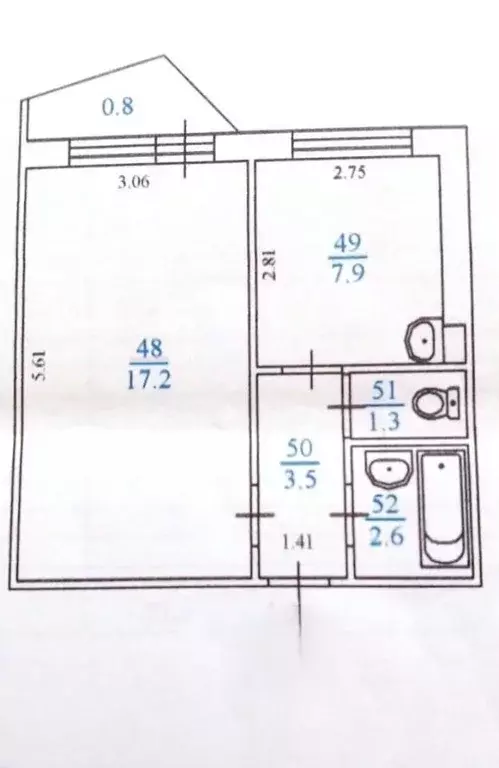 1-к кв. Самарская область, Самара ул. Силина, 14 (34.0 м) - Фото 1