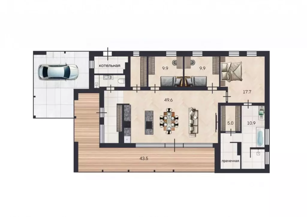 Дом в Свердловская область, Сысертский муниципальный округ, пос. ... - Фото 2