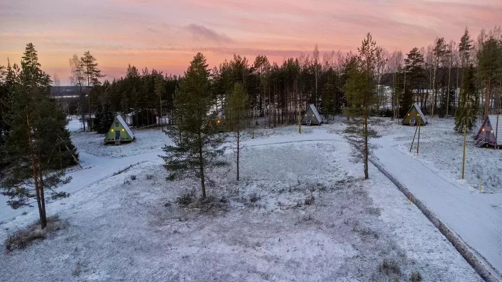 Участок в Ленинградская область, Приозерский район, Красноозерное ... - Фото 2