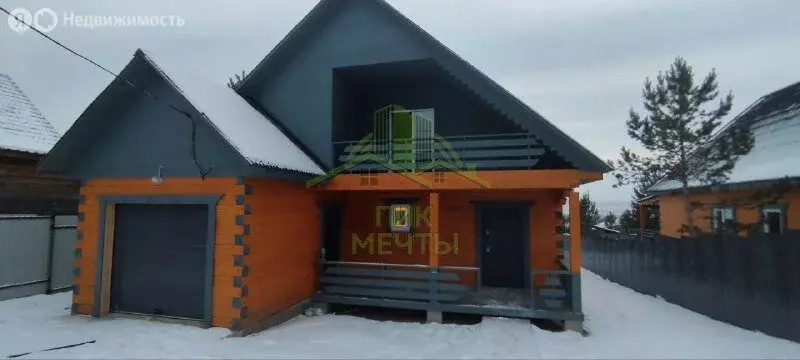 Дом в село Нижний Саянтуй, ДНТ Багульник (200.5 м) - Фото 1