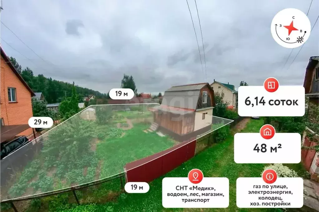 Дом в Тюменская область, Тюмень Медик СНТ,  (48 м) - Фото 1