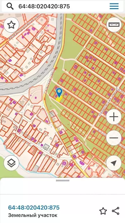 Участок в Саратовская область, Саратов проезд 7-й Назаровский, 8 (6.0 ... - Фото 0