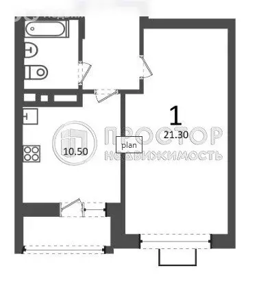1-комнатная квартира: Москва, проезд Шокальского, 28Ак1 (40.8 м) - Фото 1