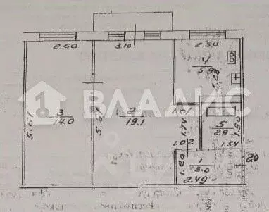 2-к кв. Башкортостан, Уфа ул. Блюхера, 6/2 (44.9 м) - Фото 1