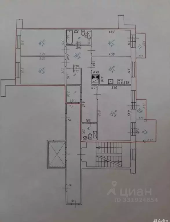 4-к кв. Ленинградская область, Всеволожск Южный мкр, ул. Центральная, ... - Фото 2