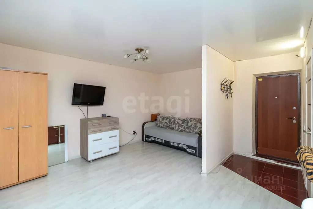 Студия Тюменская область, Тюмень ул. Вересковая, 15к1 (27.0 м) - Фото 1