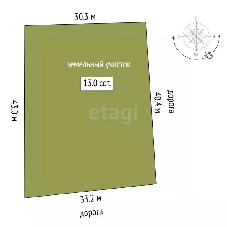 Участок в Тюменская область, Нижнетавдинский муниципальный округ, с. ... - Фото 1