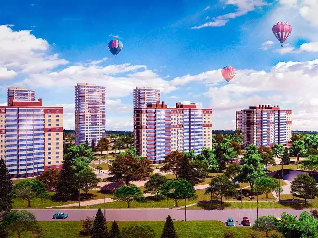 1-к кв. Тульская область, Тула ул. Академика Насоновой, 1А (35.4 м) - Фото 1