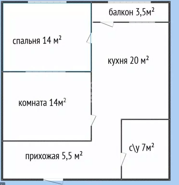 2-к кв. Дагестан, Махачкала ул. Халимбекаульская, 33Бк2 (68.0 м) - Фото 2
