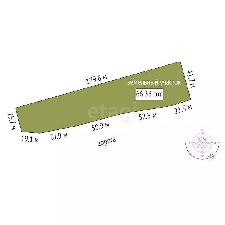 Участок в Бахчисарайский район, Куйбышевское сельское поселение, село ... - Фото 1