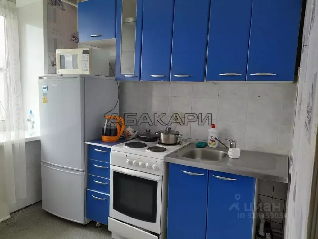 1-к кв. Красноярский край, Красноярск Новосибирская ул., 39а (32.0 м) - Фото 0