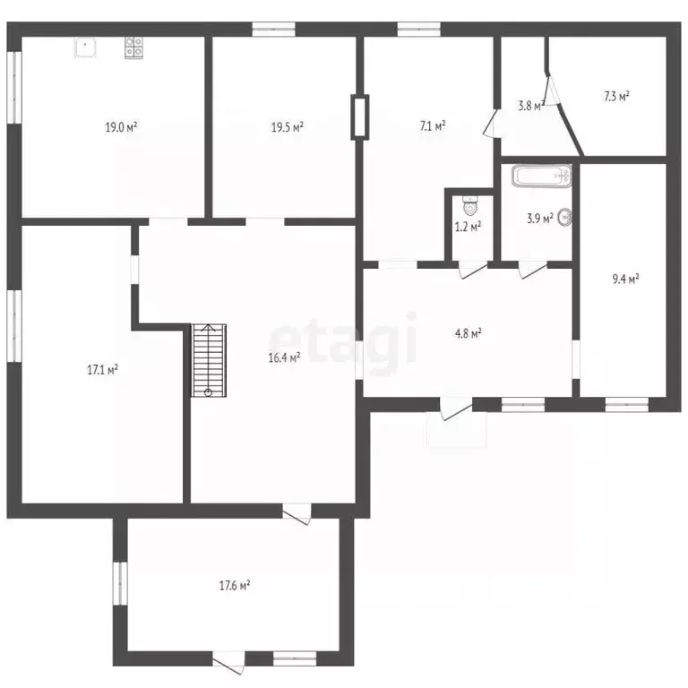 Дом в Брянская область, Брянск пос. Городище, ул. Плодородная (243 м) - Фото 2