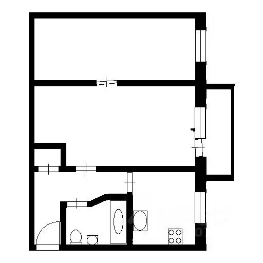 2-к кв. Санкт-Петербург Штурманская ул., 36 (45.0 м) - Фото 2