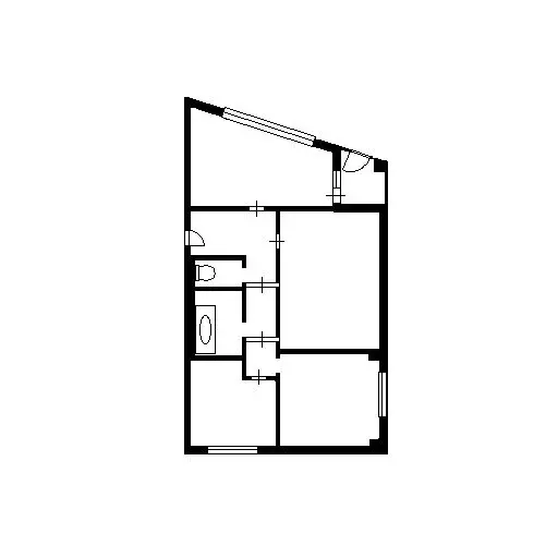 3-к кв. Новосибирская область, Новосибирск ул. Шевченко, 25 (80.0 м) - Фото 1