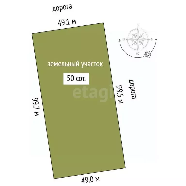 Участок в Тюменская область, Тюменский муниципальный округ, д. Ушакова ... - Фото 2