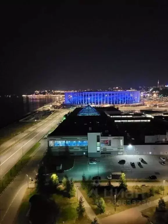 1-к кв. Нижегородская область, Нижний Новгород Волжская наб., 25 (42.0 ... - Фото 0