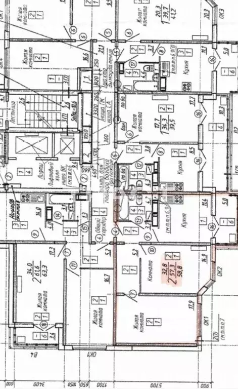 2-комнатная квартира: Отрадное, Рубиновая улица, 12 (57.3 м) - Фото 0